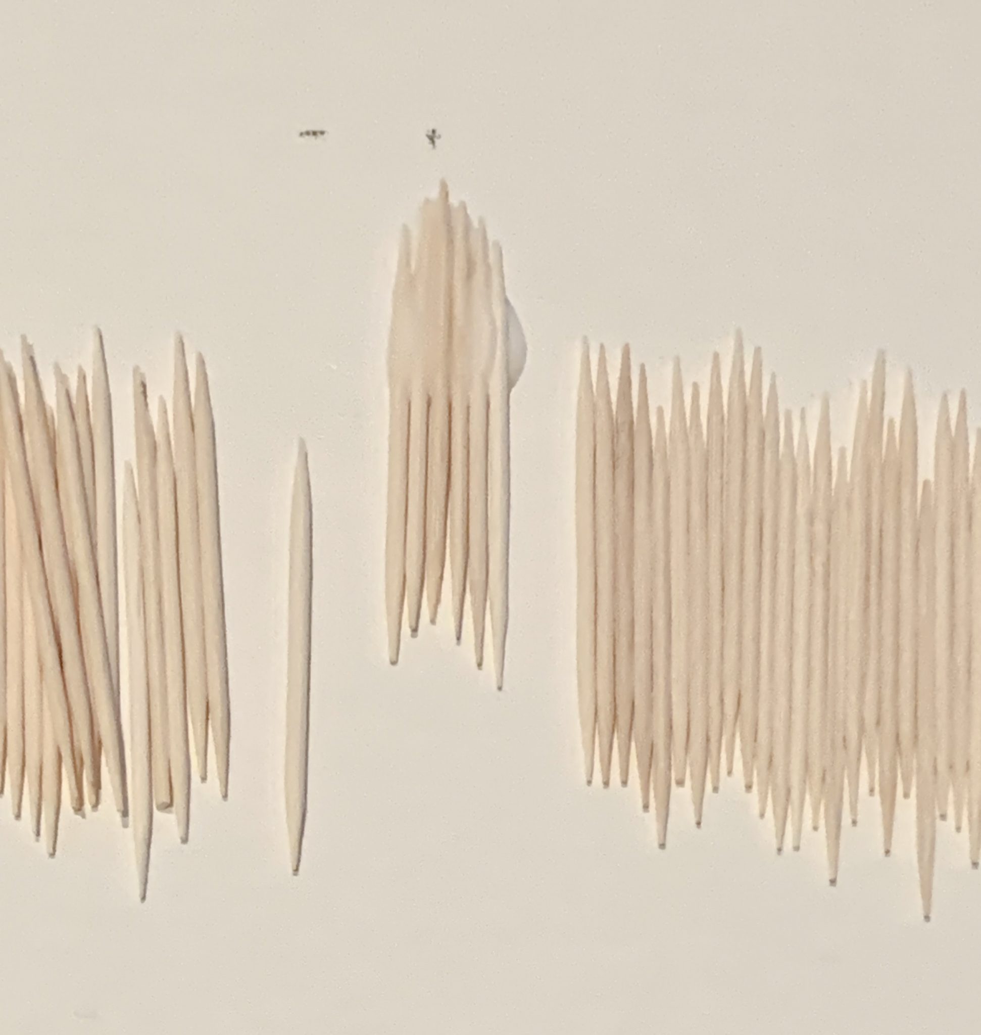 DIY Toothpick Art - Champagne Chaos