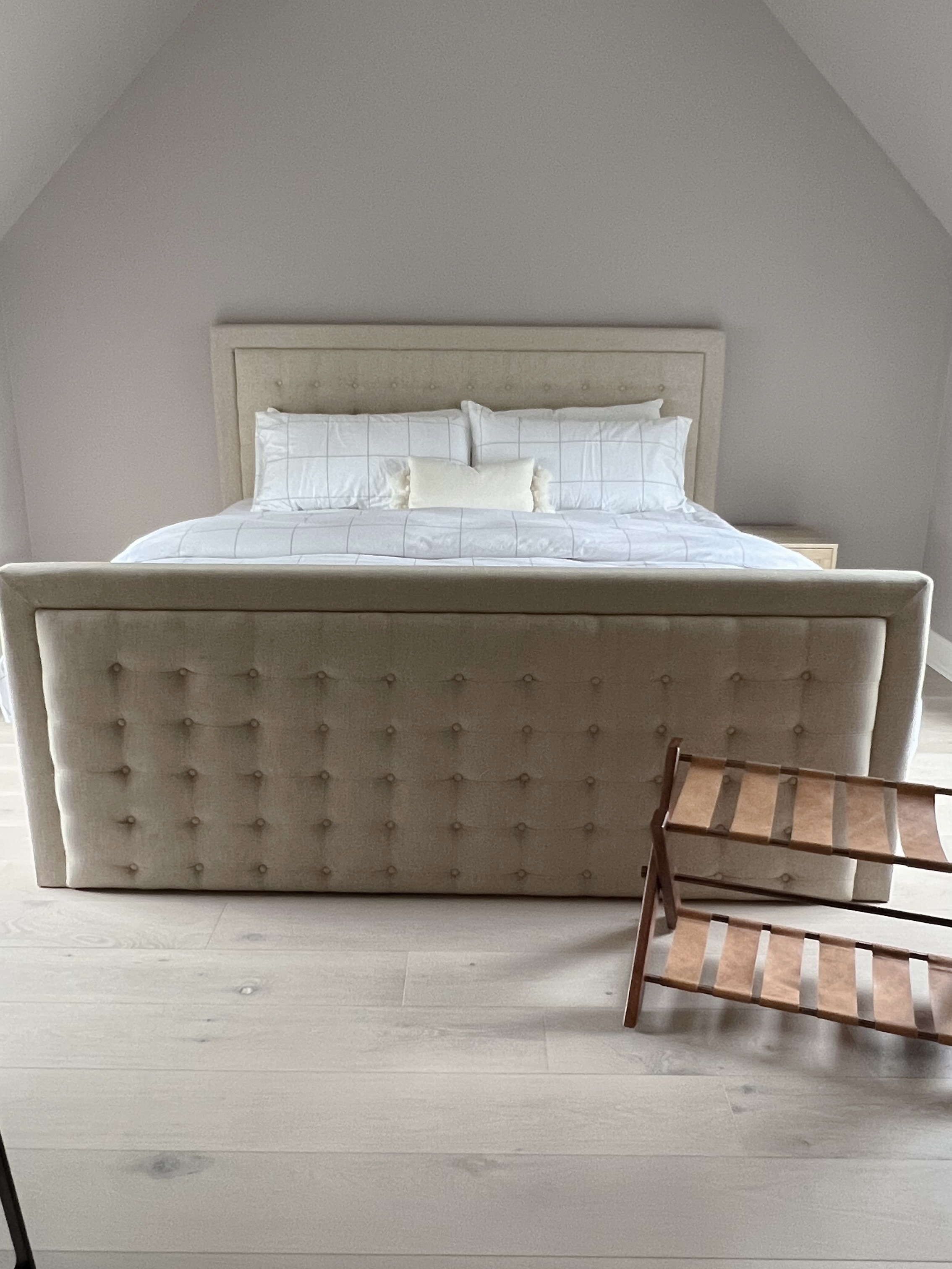 King Size upholstered bed