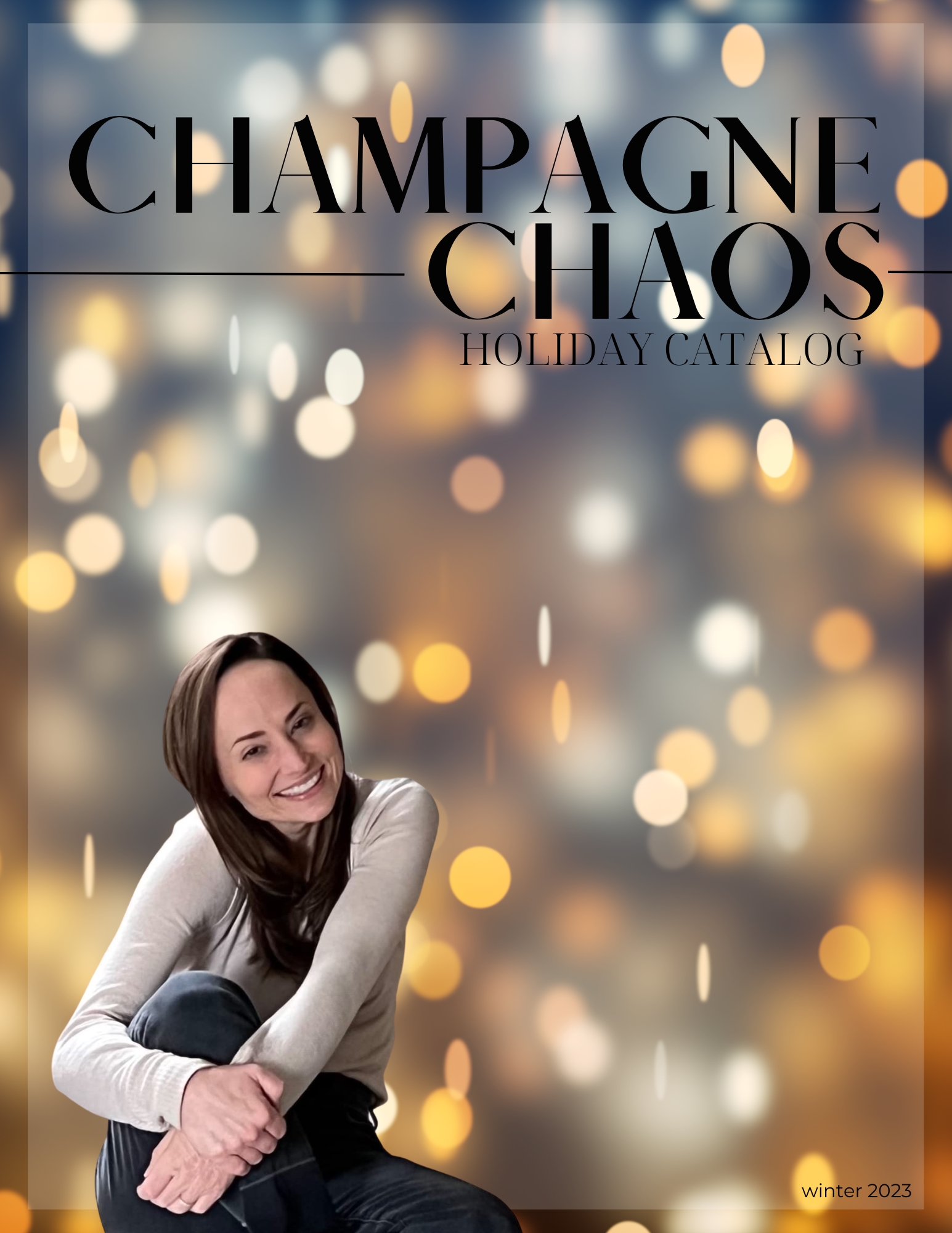 Cover image of Champagne Chaos Holiday Catalog 2023