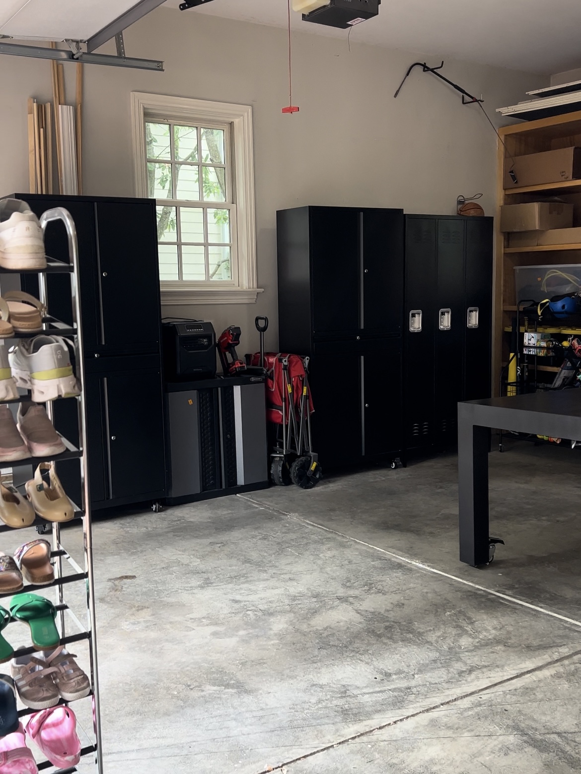 After photo of garage organization