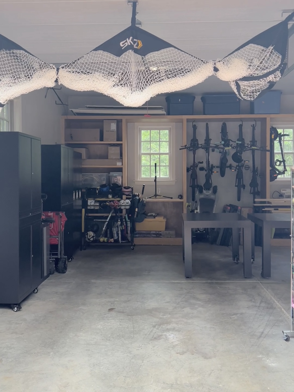 After photo of garage organization